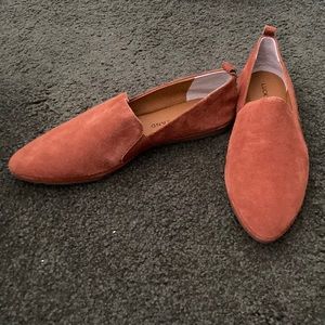 Lucky Brand Rust/Orange Suede Flats